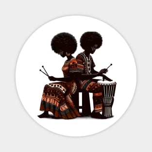 Afrocentric Drums Magnet